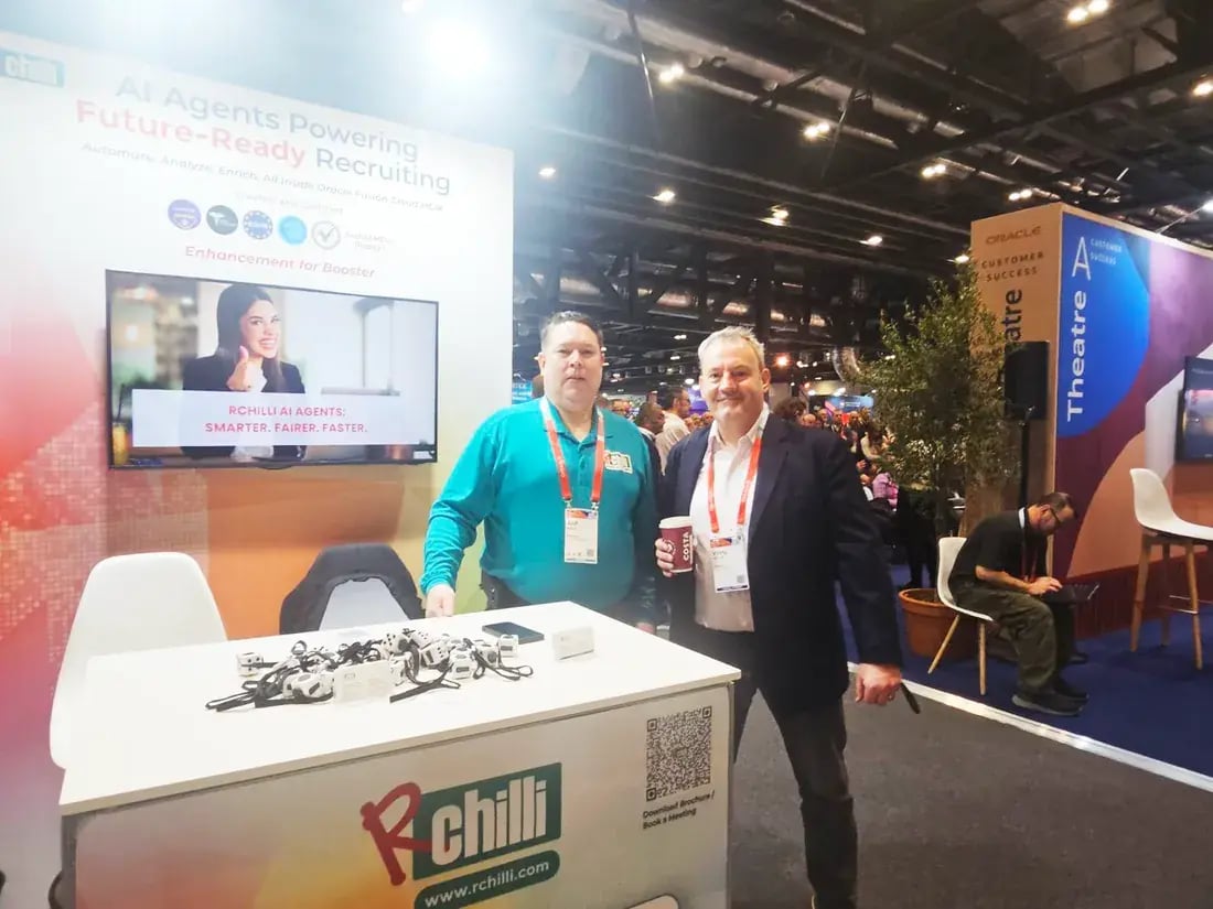 RChilli team at the RChilli booth