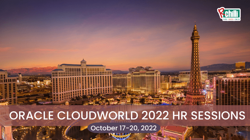 Oracle CloudWorld 2022 HR sessions