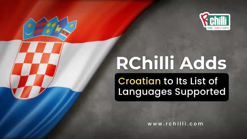 RChilli parses resumes in Croatian lang.