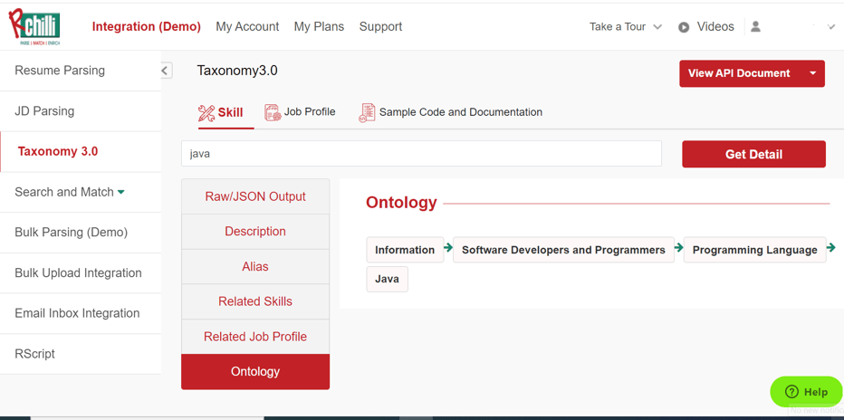 A Perfect Way to Categorize Resumes-Skills/Jobs Ontology